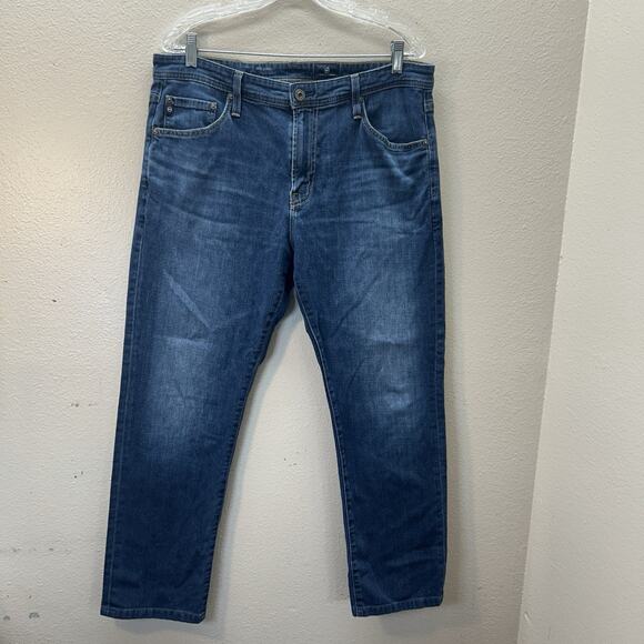 Ag Adriano Goldschmied Men's The Everett Slim Straight Jeans size 34x28.5 Denim - Picture 1 of 7